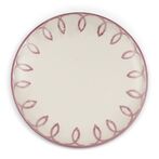 Menton breakfast plate, pink