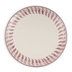 Menton dinner plate, pink