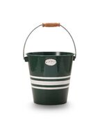 Iron bucket with handle, green