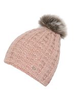 Pearl knit hat, blossom rose