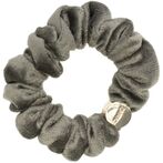 Velvet mini scrunchie, army