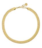 Herringbone necklace L, gold