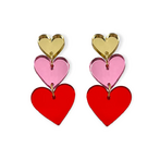 Love is love, gold/pink/red