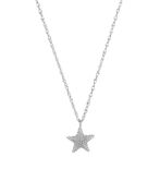 Beachcomber starfish necklace, steel