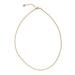 Flora moonstone gold necklace