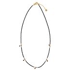 Cocoon black onyx gold necklace
