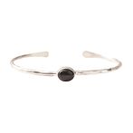 Moonlight black onyx silver bracelet