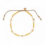 Warrior citrine gold bracelet