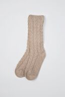 Bellecote cashmere socks, oat