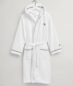 Archive shield robe, white