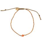 Iris carnelian gold bracelet