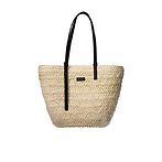 Palma straw bag, black
