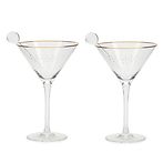 Cocktailicious glass & stick, 2 pieces