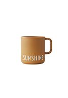 Favourite cup with handle sunshine, mustard