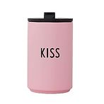 Insulated cup kiss, pink