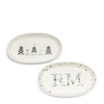 Magical Christmas plate 2 pieces