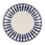 Menton breakfast plate, blue