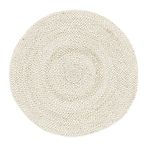 Placemat braided, white