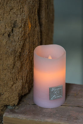 CLASSIC LED CANDLE CÔTE D´AZUR PINK 7,5X12,5