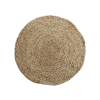 JUUTTI pyöreä matto 80cm natural