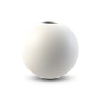 Ball vase 20cm, white