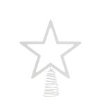 Starby tree star, white