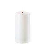 Led candle 10x20cm, nordic white