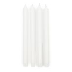 Dinner candles eco 4 pcs, off-white