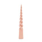 Twisted cone candle 35, pink