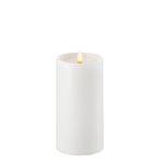 Led candle with shoulder top 15cm, nordic white