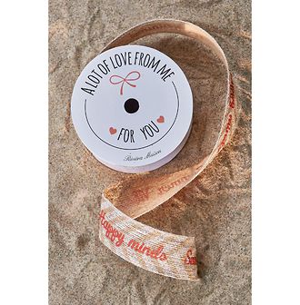 VIBES & HAPPY MINDS RIBBON 5M