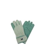 Oxford gardening gloves, green/white