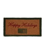 Happy holidays doormat 45x90, natural