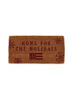 Home for the holidays doormat 45x90