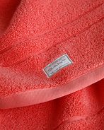 Organic premium towel 50x70, coral pink