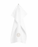 Crest towel 50x70, white
