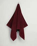 Organic premium towel 70x140, carbernet red