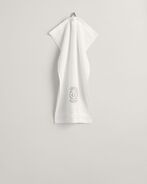 Crest towel 30x50, white