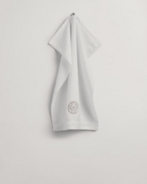 Crest towel 30x50, white