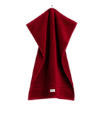 Organic premium towel 30x50, dark red