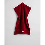 Organic premium towel 50x70, dark red