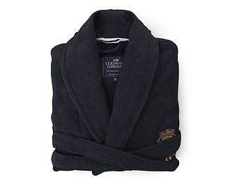 LEXINGTON VELOUR ROBE black