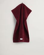 Organic premium towel 50x70, carbernet red