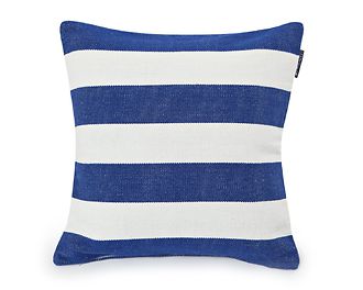 BLOCK STRIPED SHAM 50X50 white/blue