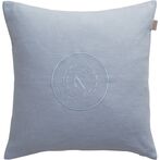 Tonal crest cushion 50x50, polar blue