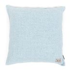 Linen pillow cover 50x50, blue