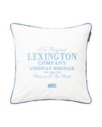 The original logo cotton pillow cover 50x50, white/blue
