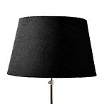 Linen lampshade 35x45, all black