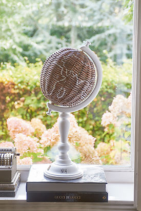 RUSTIC RATTAN GLOBE