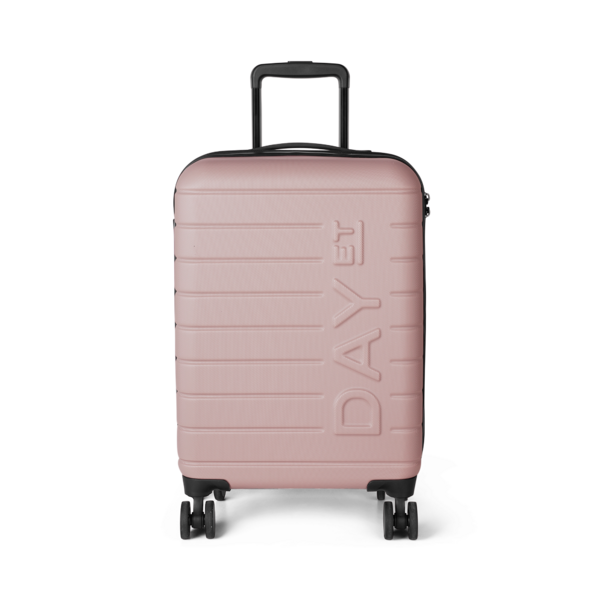 Day LHR 20" Suitcase logo, cloud rose